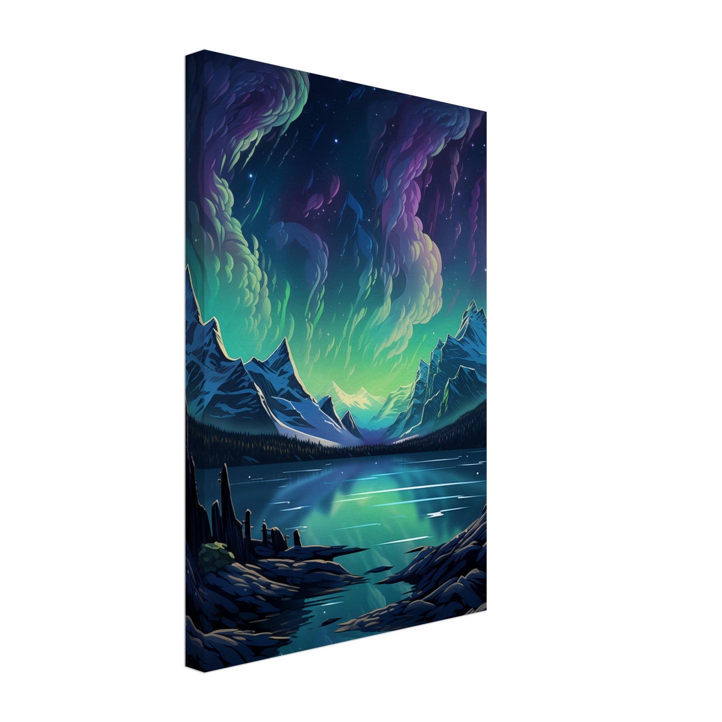 Glacial Glow Canvas