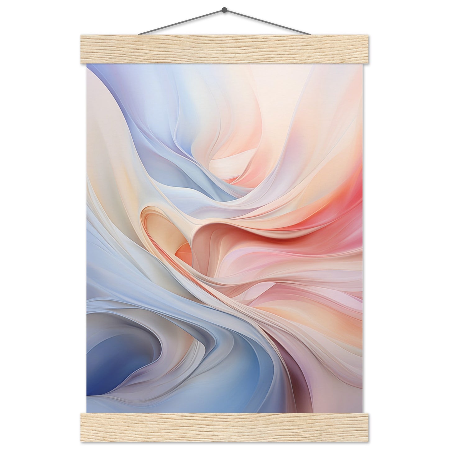 Abstract Swirl Poster with Hanger