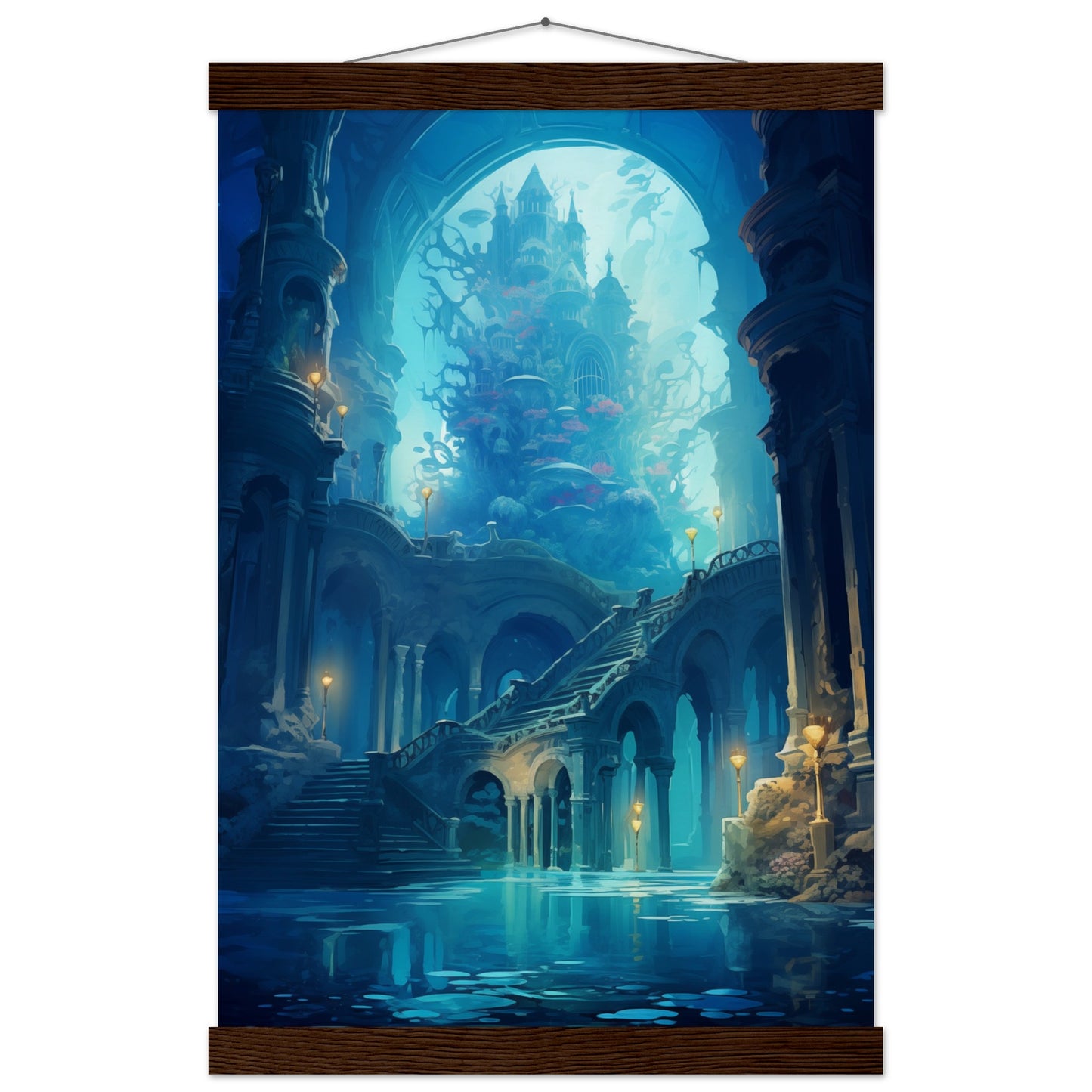 Enchanted Abyss Poster with Hanger