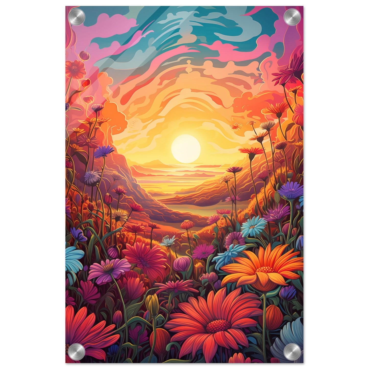 Pollen Sunset Acrylic Print