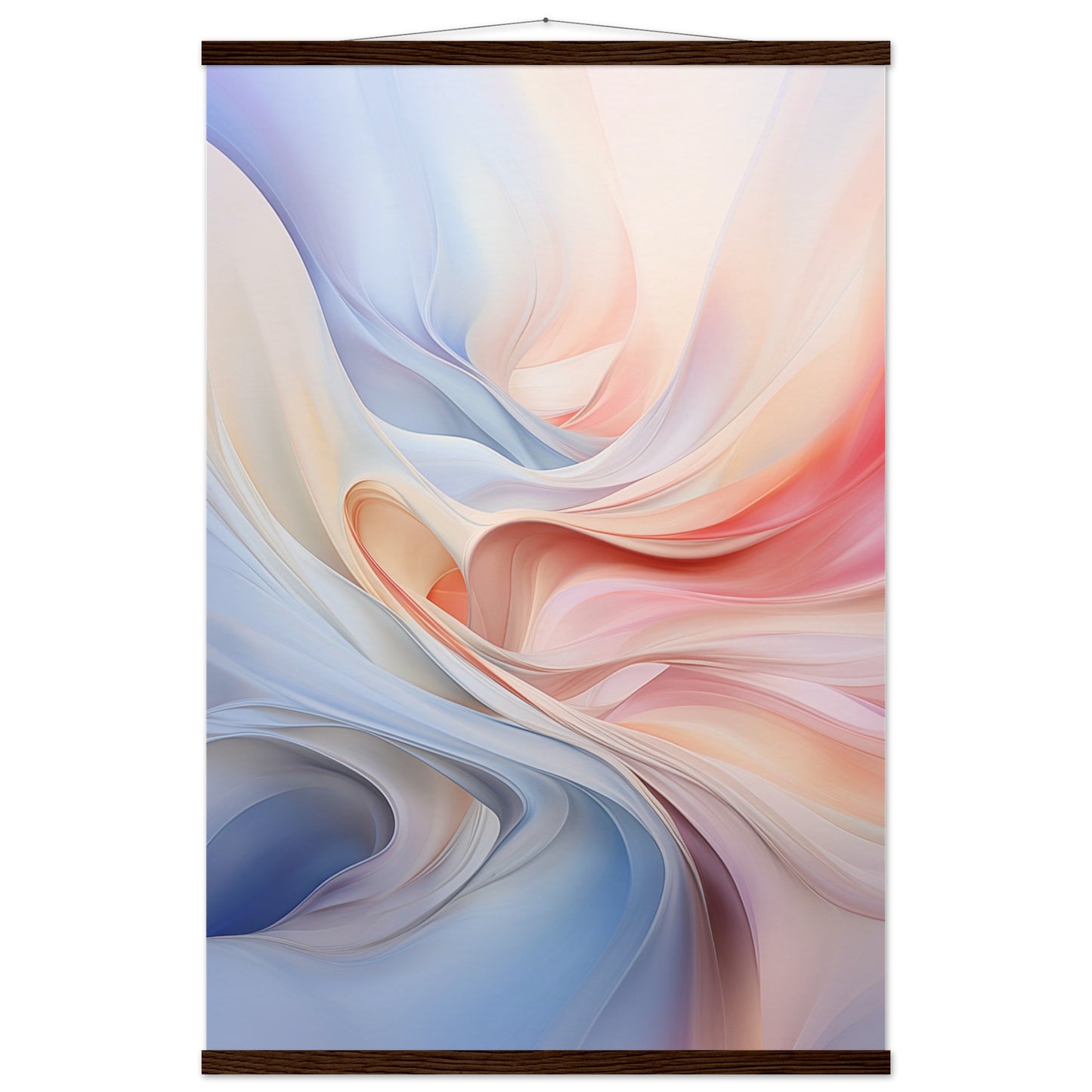 Abstract Swirl Poster with Hanger