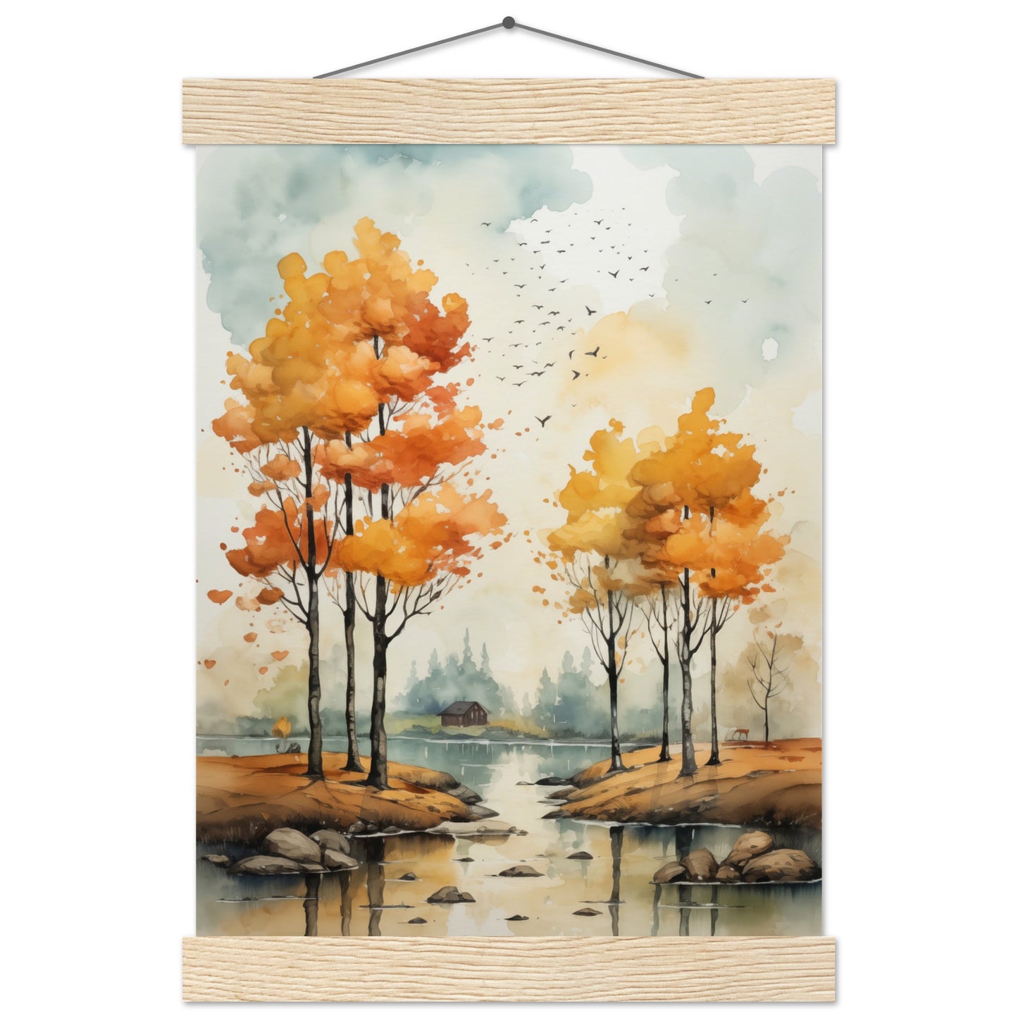 Oak Embrace Poster with Hanger