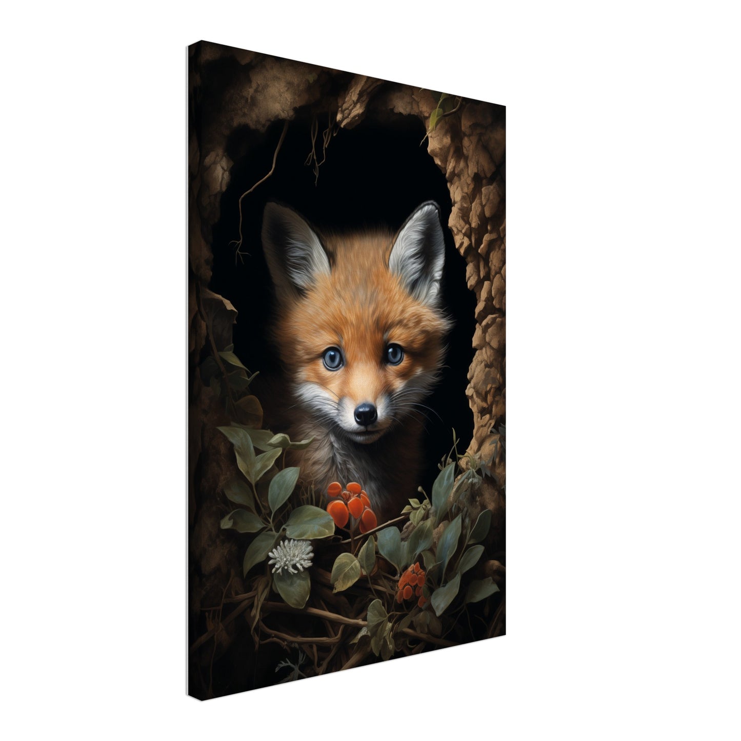 Fuzzy Fox Canvas