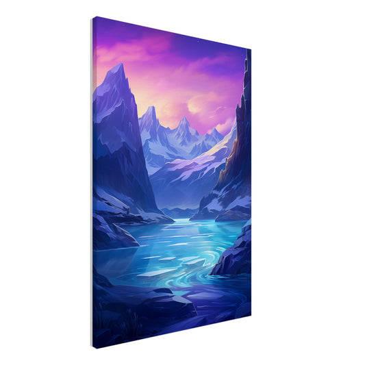 Tranquil Ice Canvas