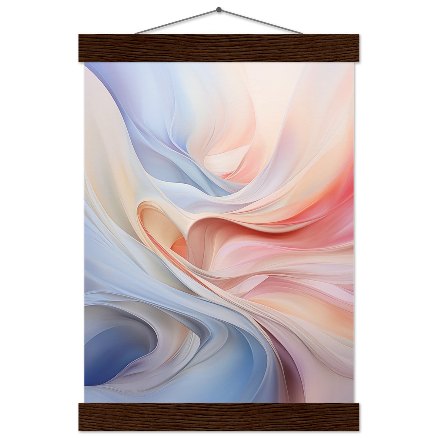 Abstract Swirl Poster with Hanger