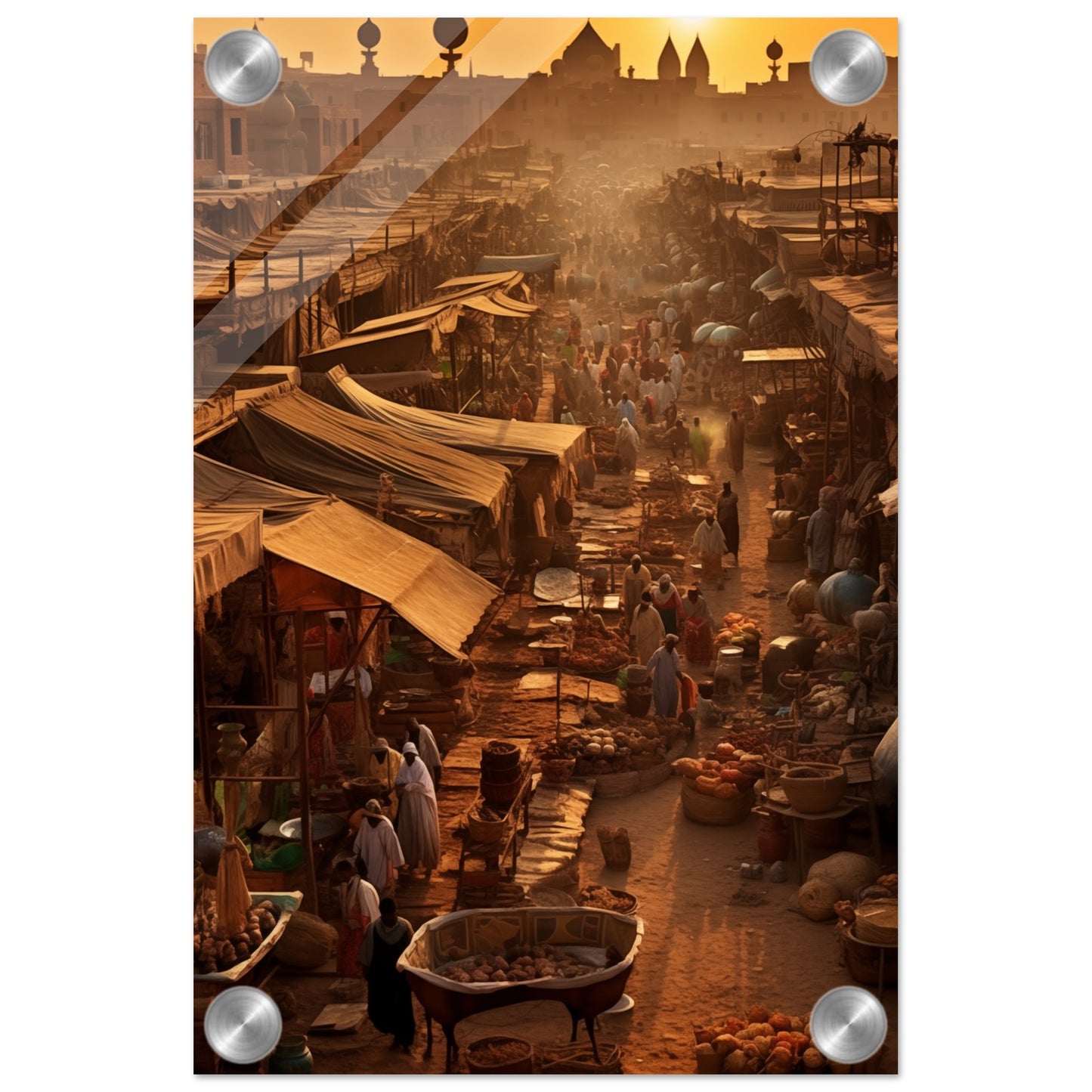 Luxor Market Acrylic Print