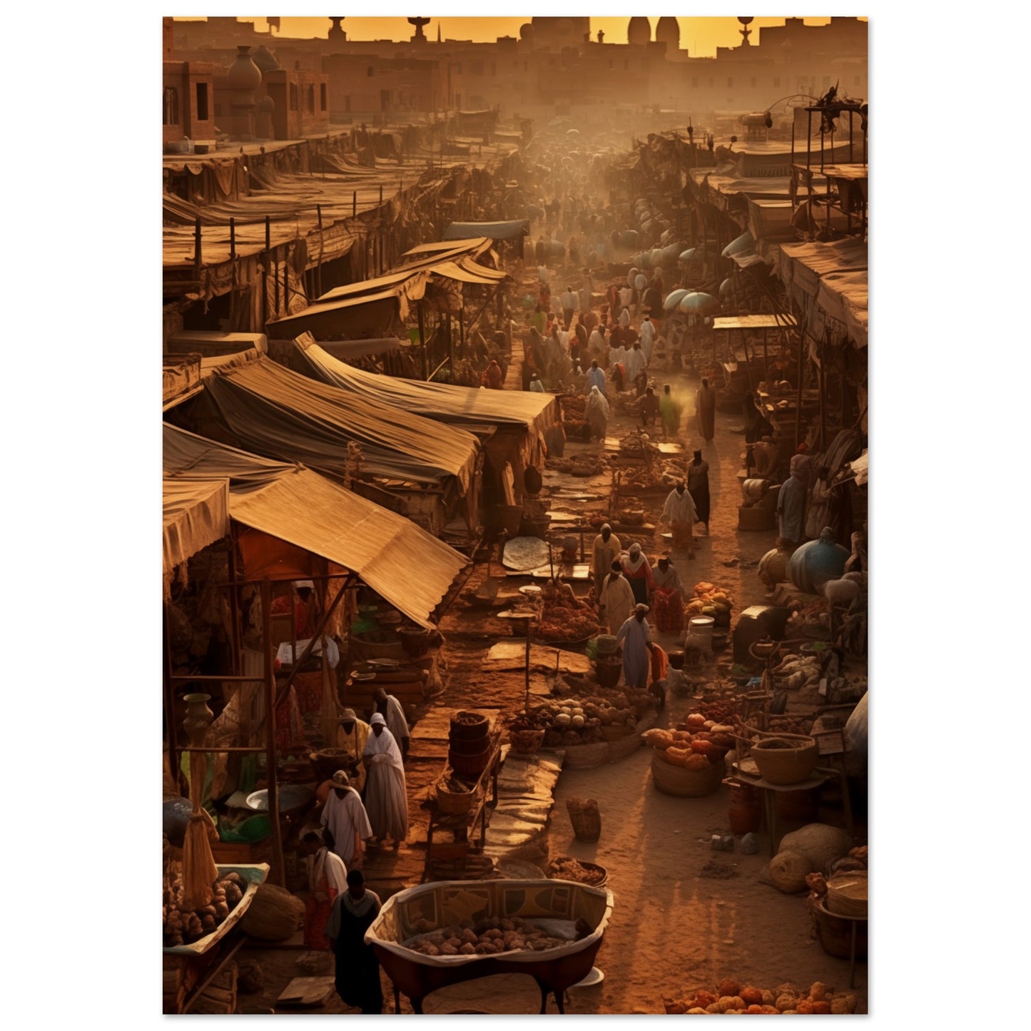 Luxor Market Poster