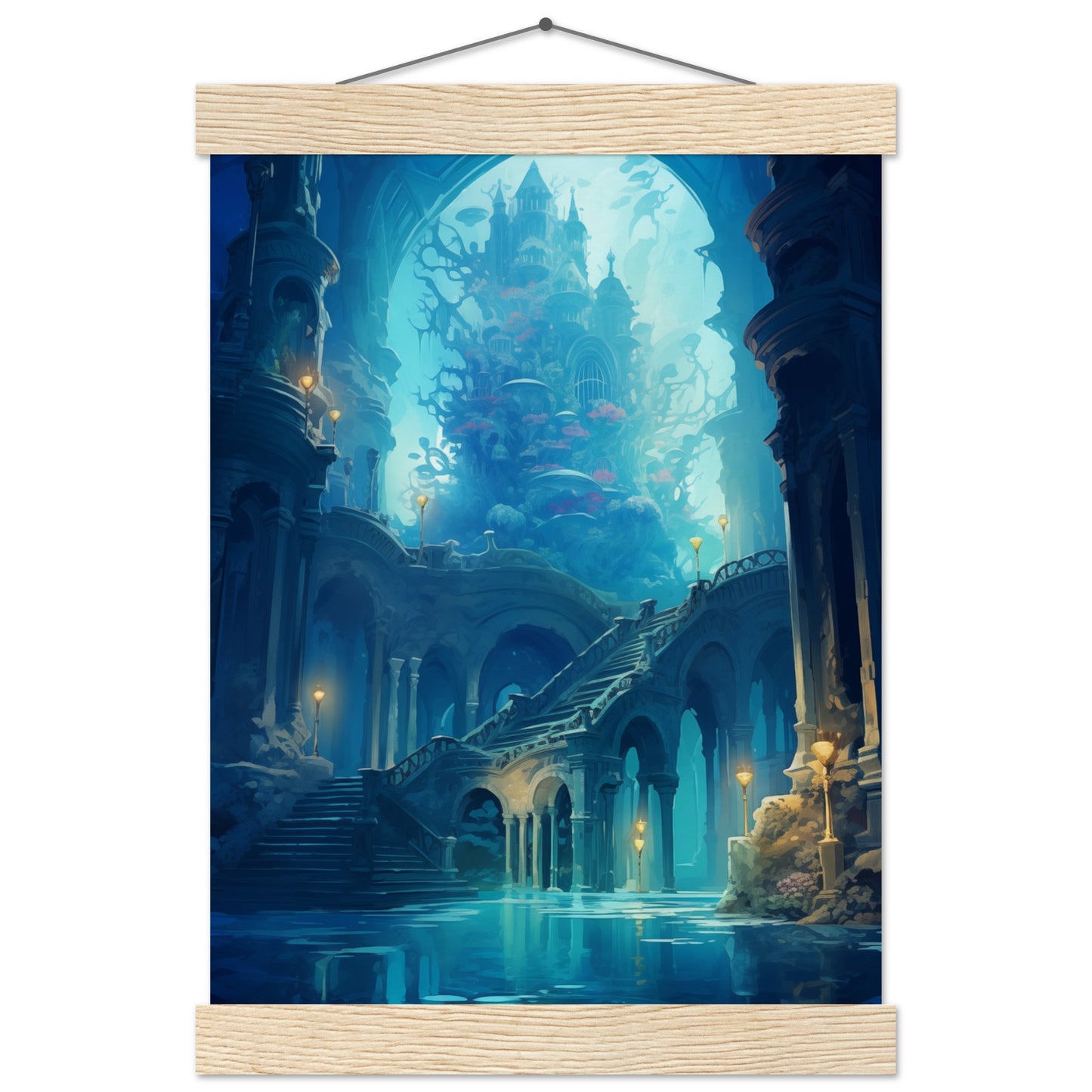 Enchanted Abyss Poster with Hanger