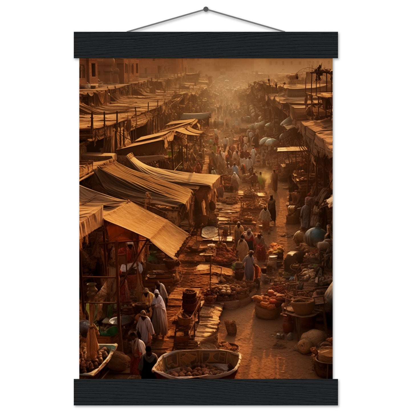 Luxor Market Poster with Hanger