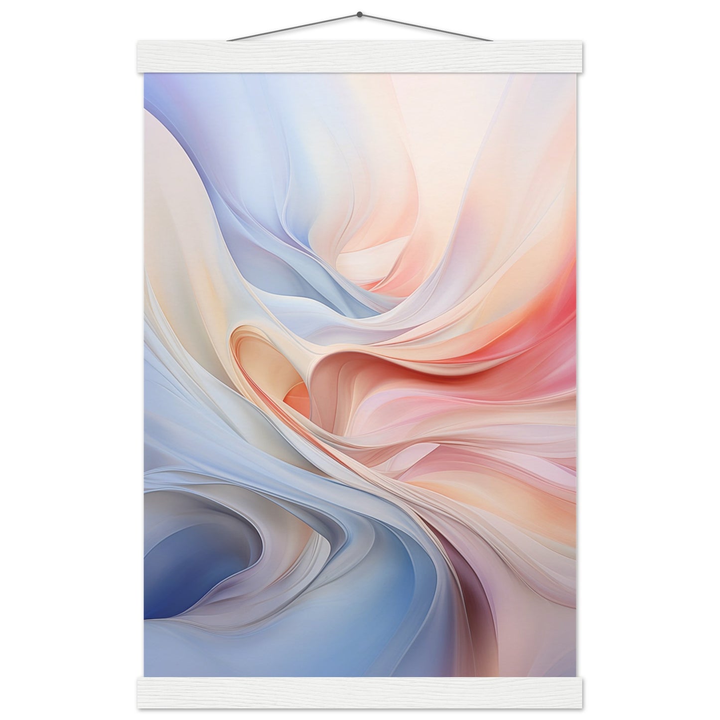 Abstract Swirl Poster with Hanger