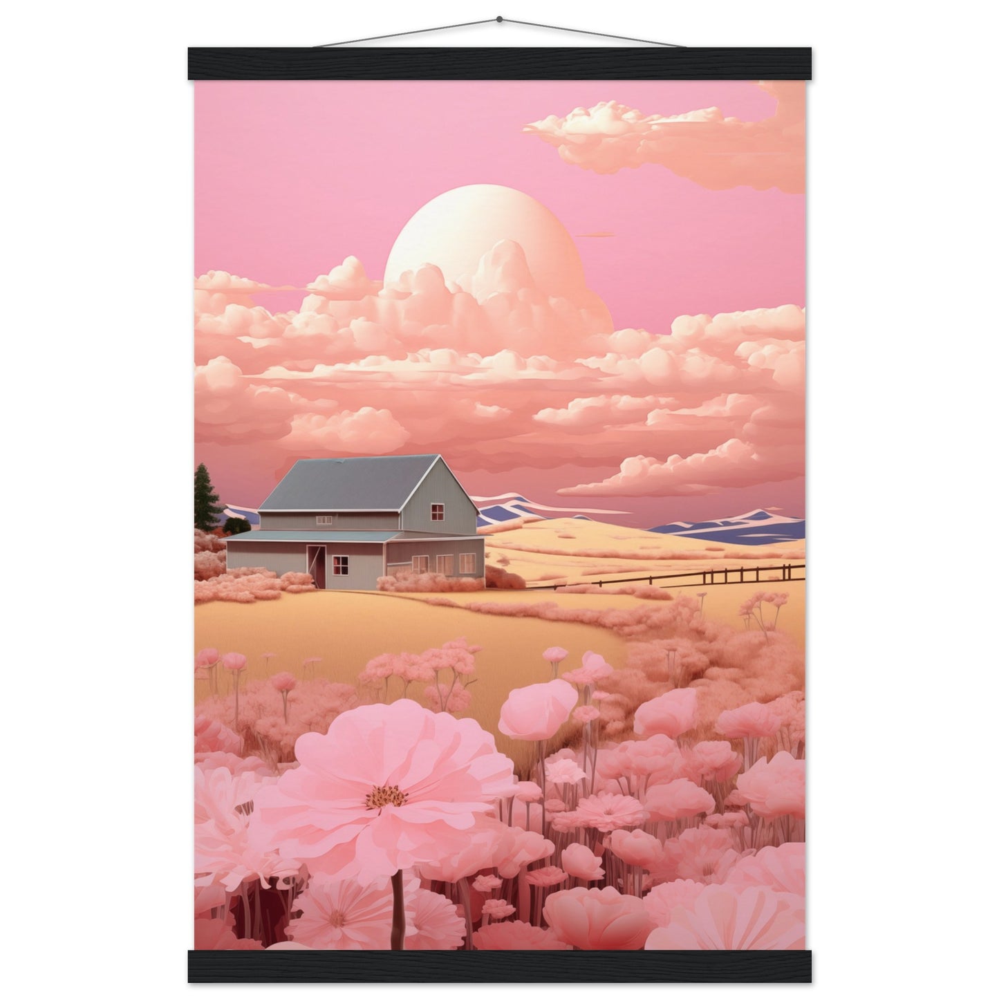 Bubblegum Farm Poster with Hanger