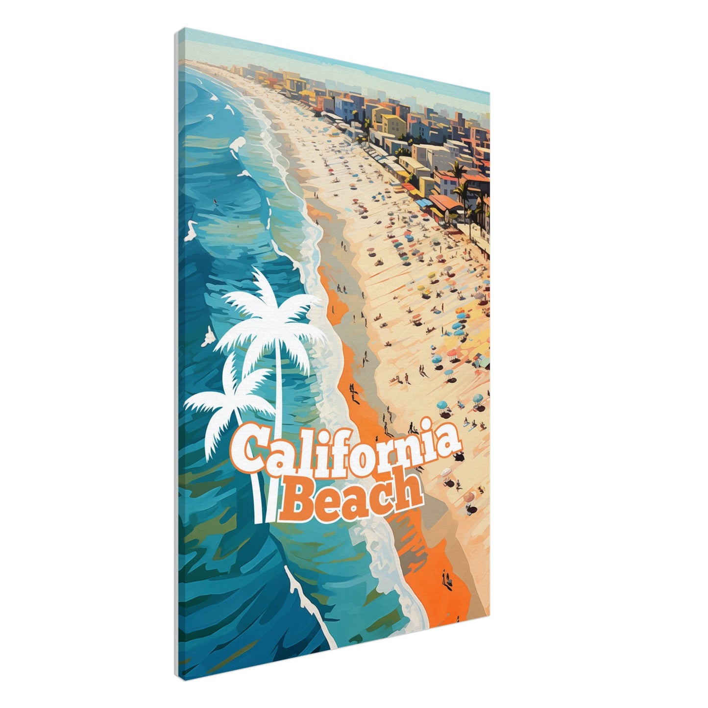 California Beach Canvas