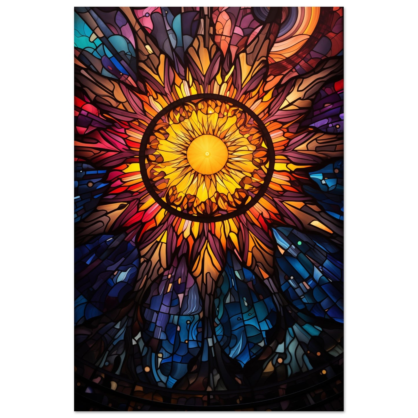 Sun Burst Aluminum Print