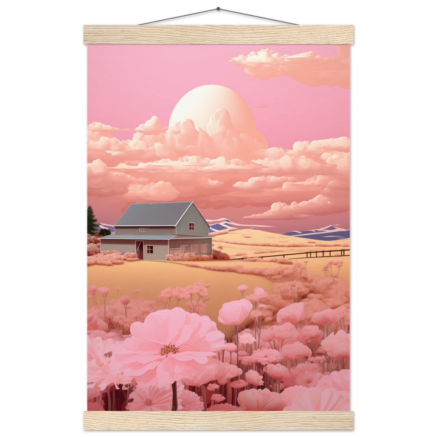 Bubblegum Farm Poster with Hanger