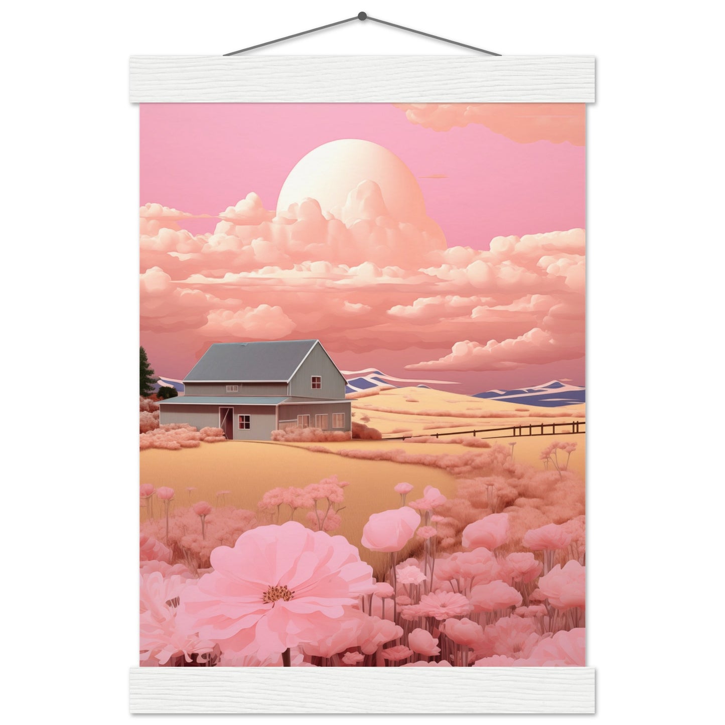 Bubblegum Farm Poster with Hanger