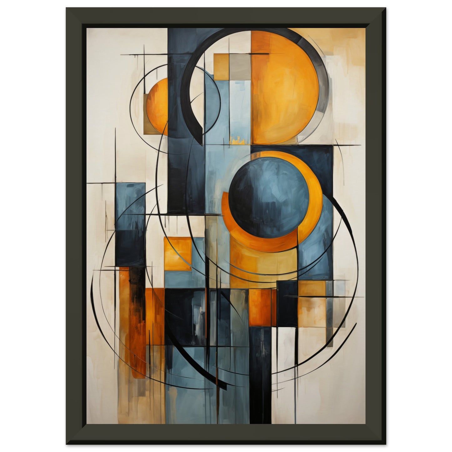 Brushed Autumn Metal Framed Poster