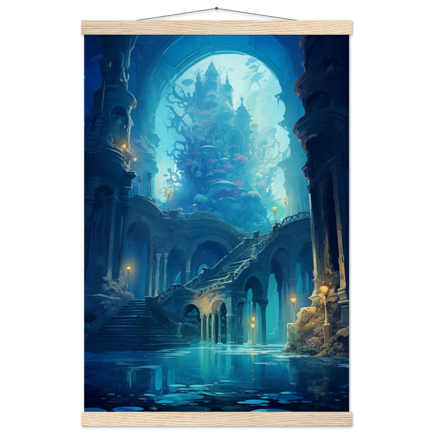 Enchanted Abyss Poster with Hanger