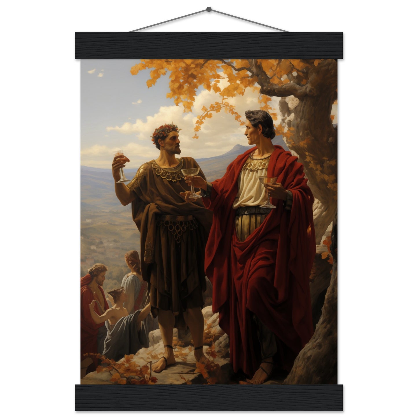 Socratic Exchange Poster with Hanger