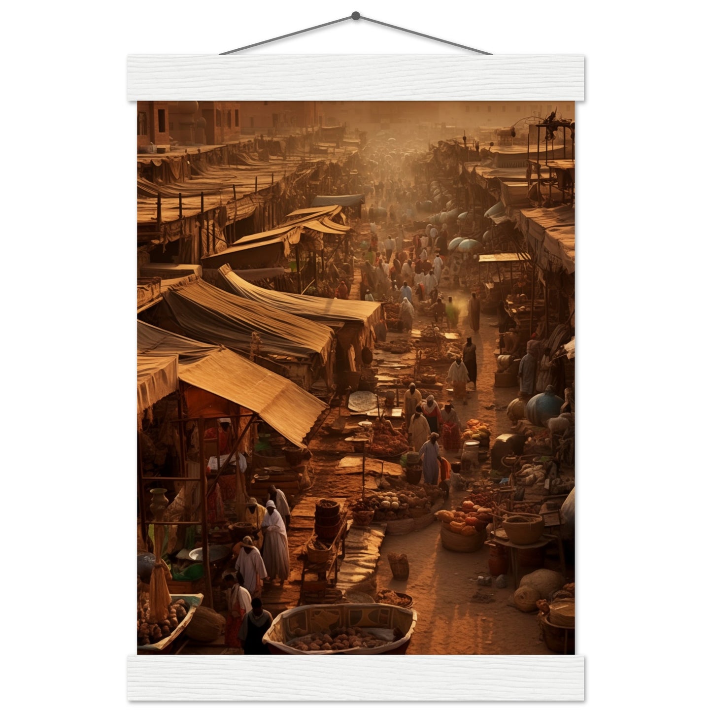 Luxor Market Poster with Hanger