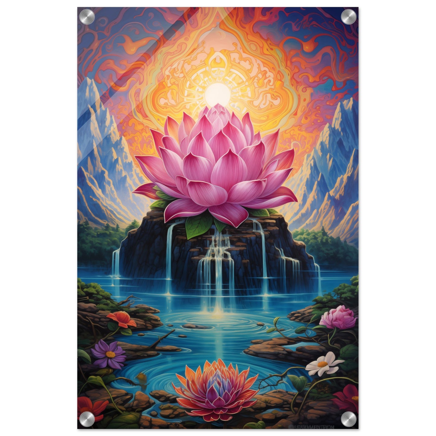 Lotus Blossom Acrylic Print