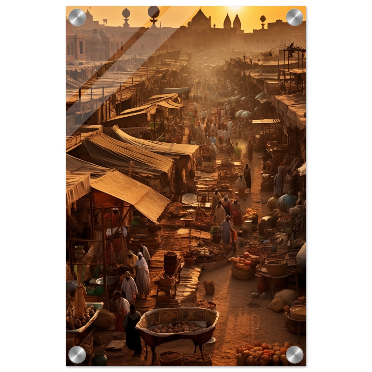 Luxor Market Acrylic Print