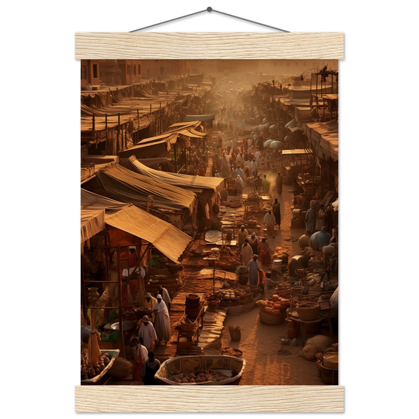 Luxor Market Poster with Hanger