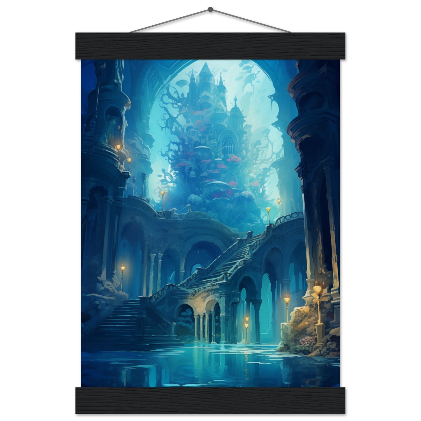 Enchanted Abyss Poster with Hanger