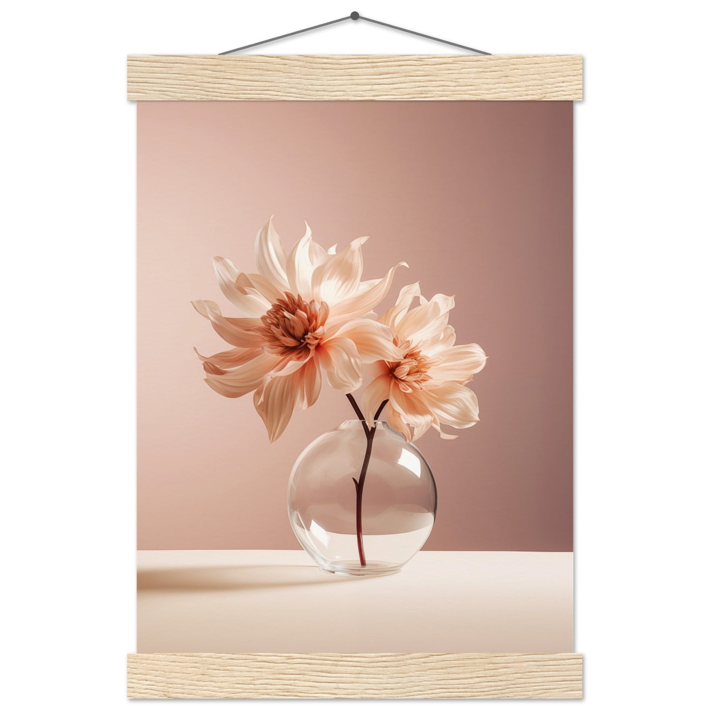 Blossoming Flower Poster with Hanger