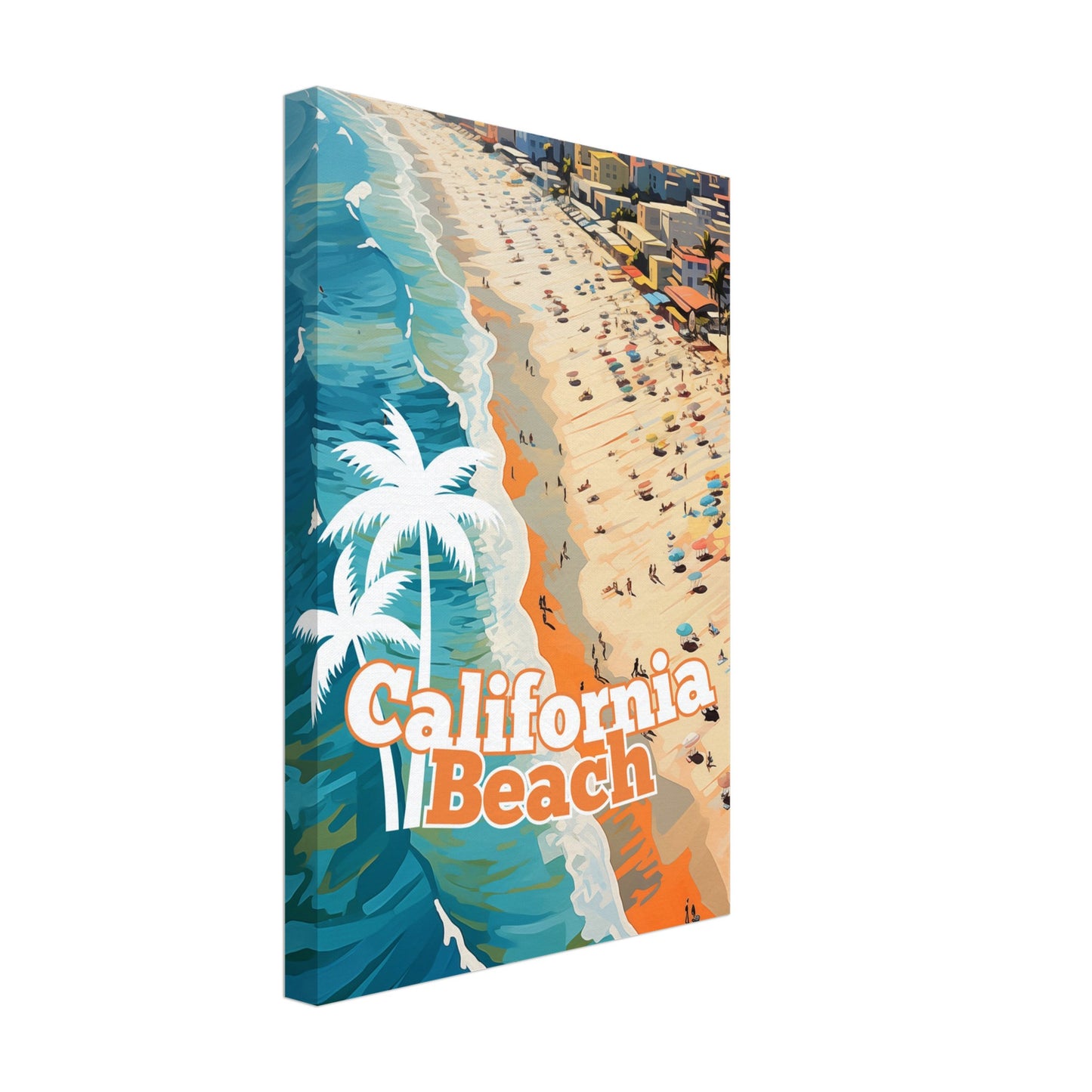 California Beach Canvas