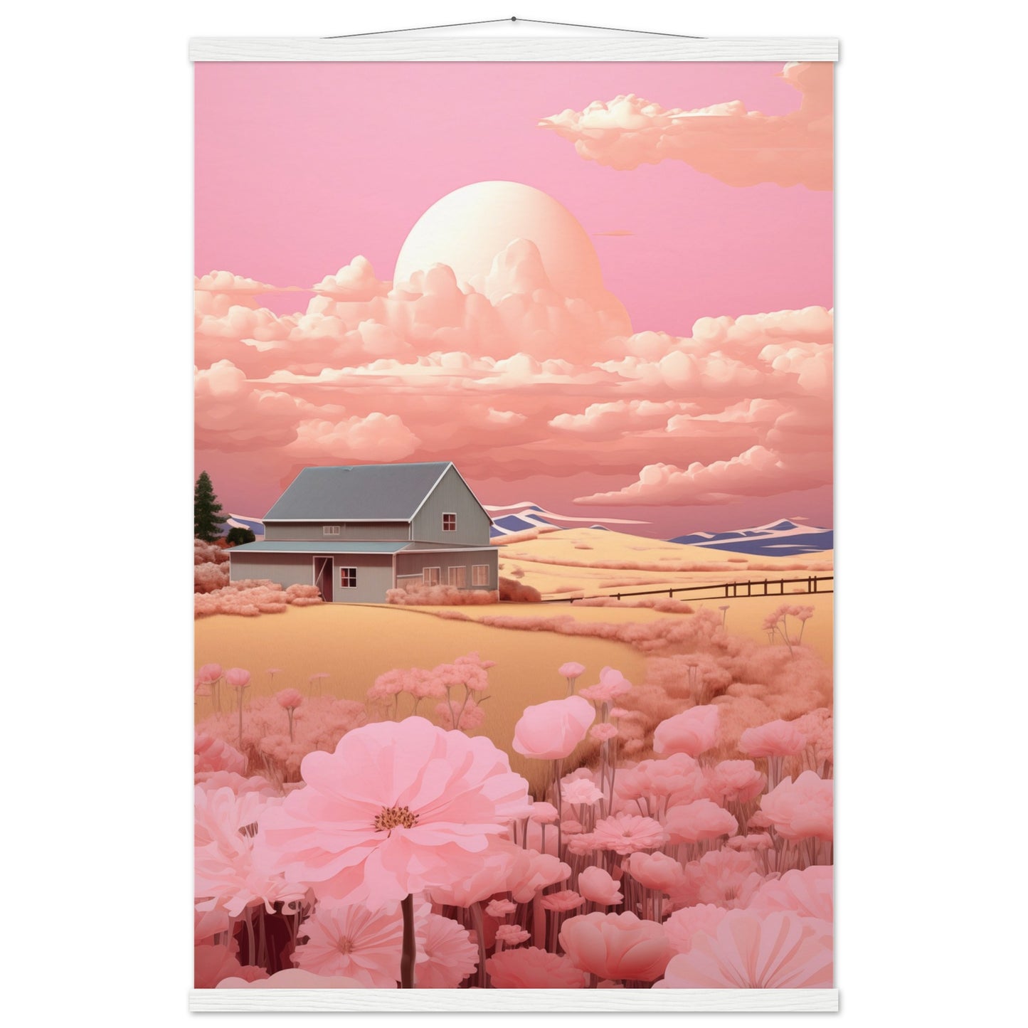 Bubblegum Farm Poster with Hanger