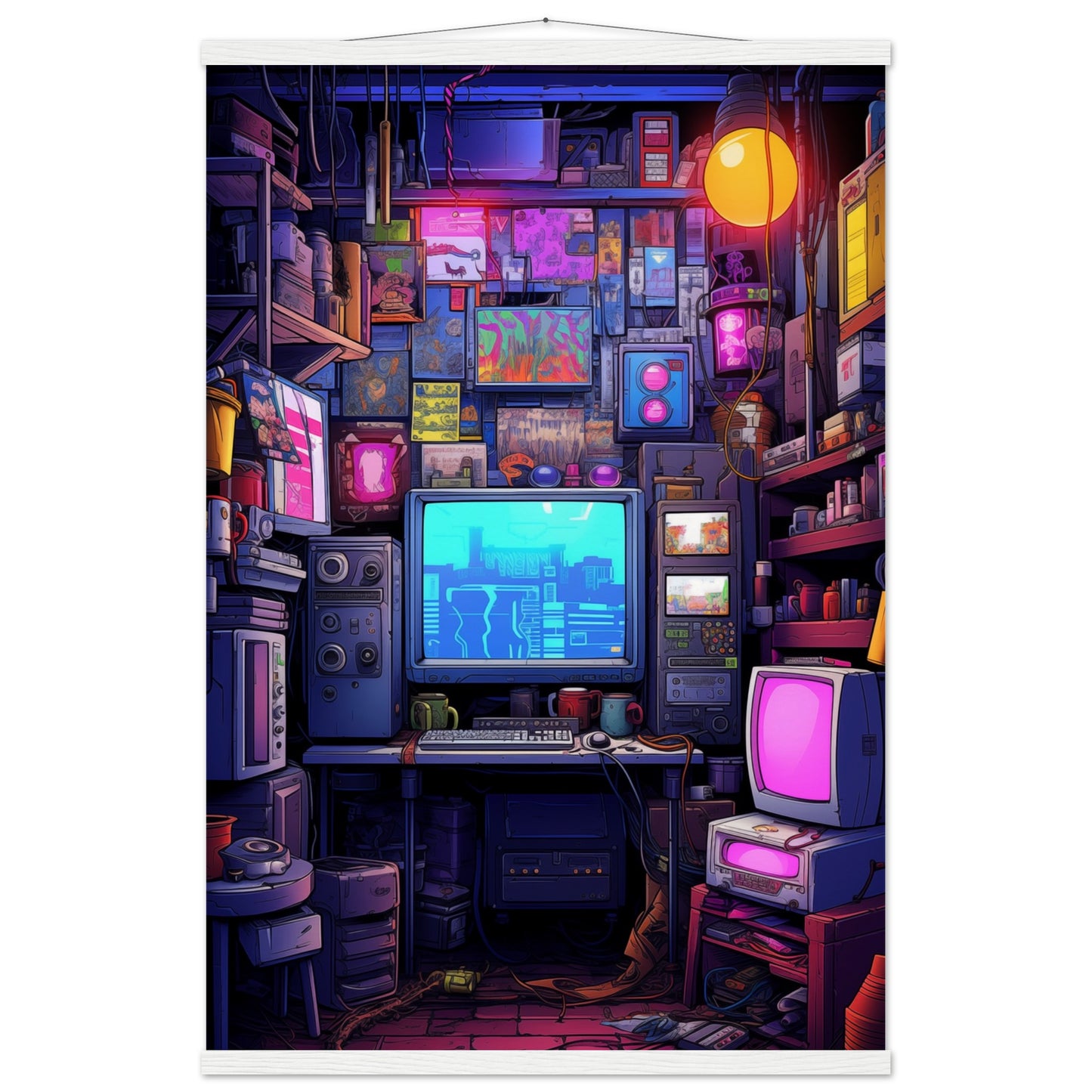 Pixel Lair Poster with Hanger