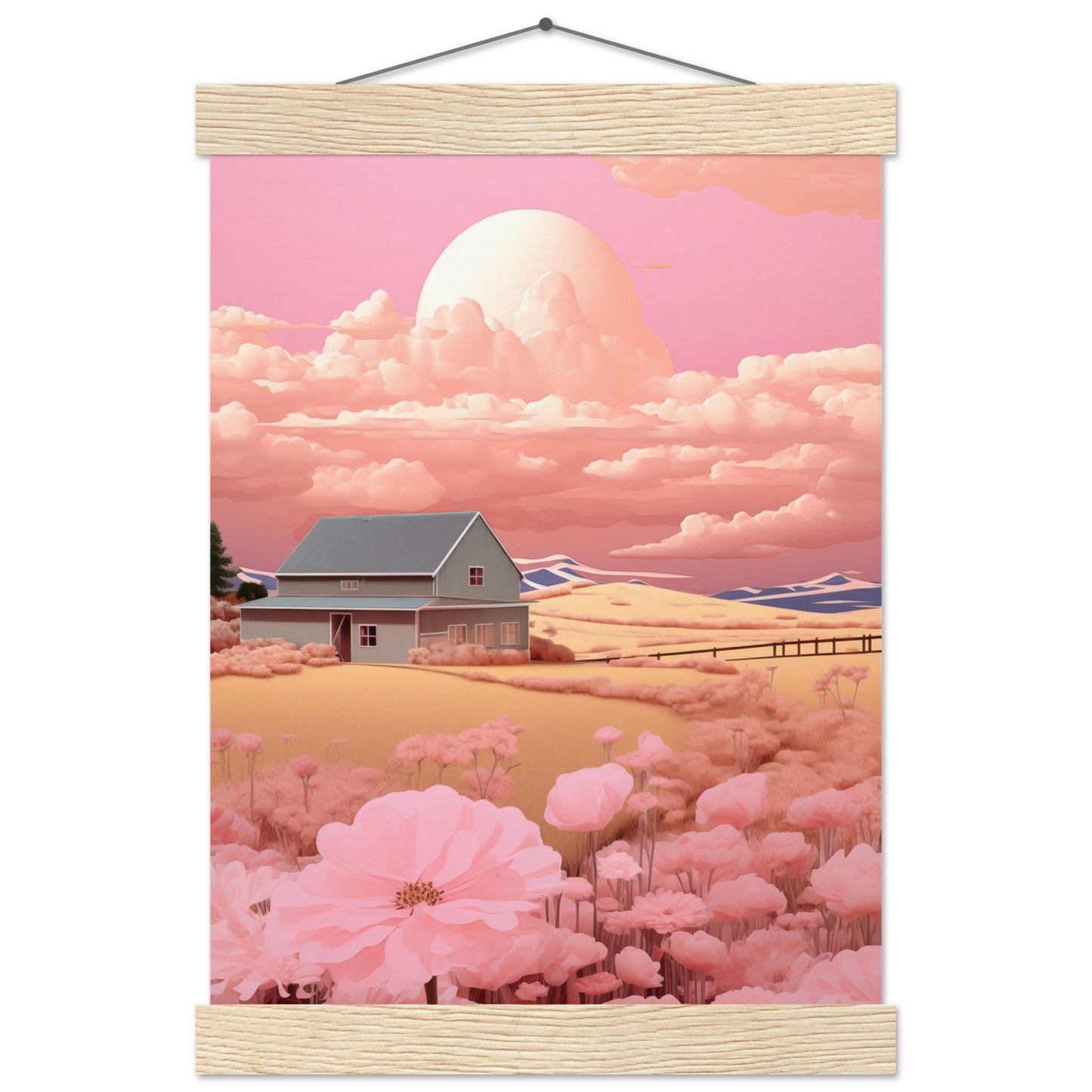 Bubblegum Farm Poster with Hanger