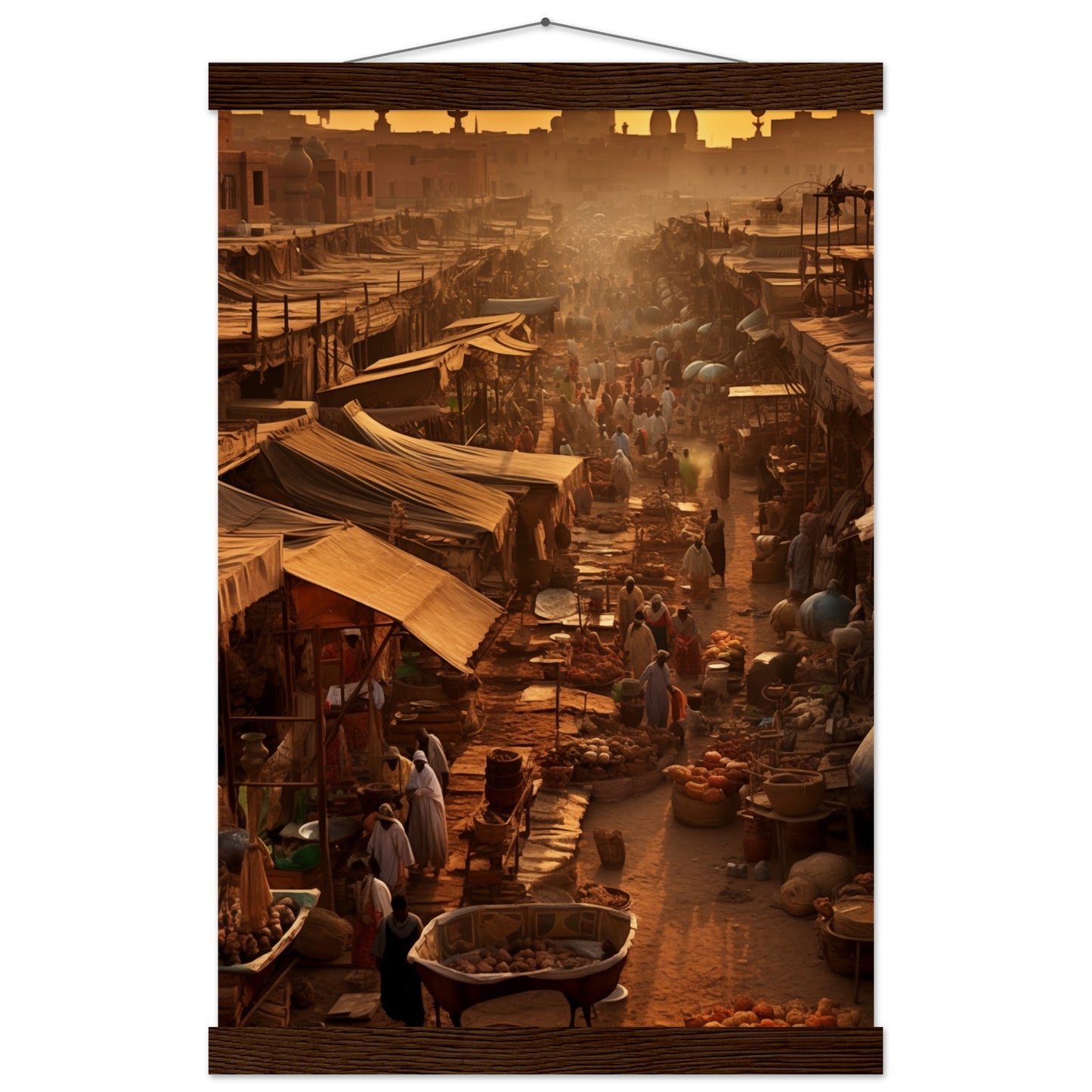 Luxor Market Poster with Hanger