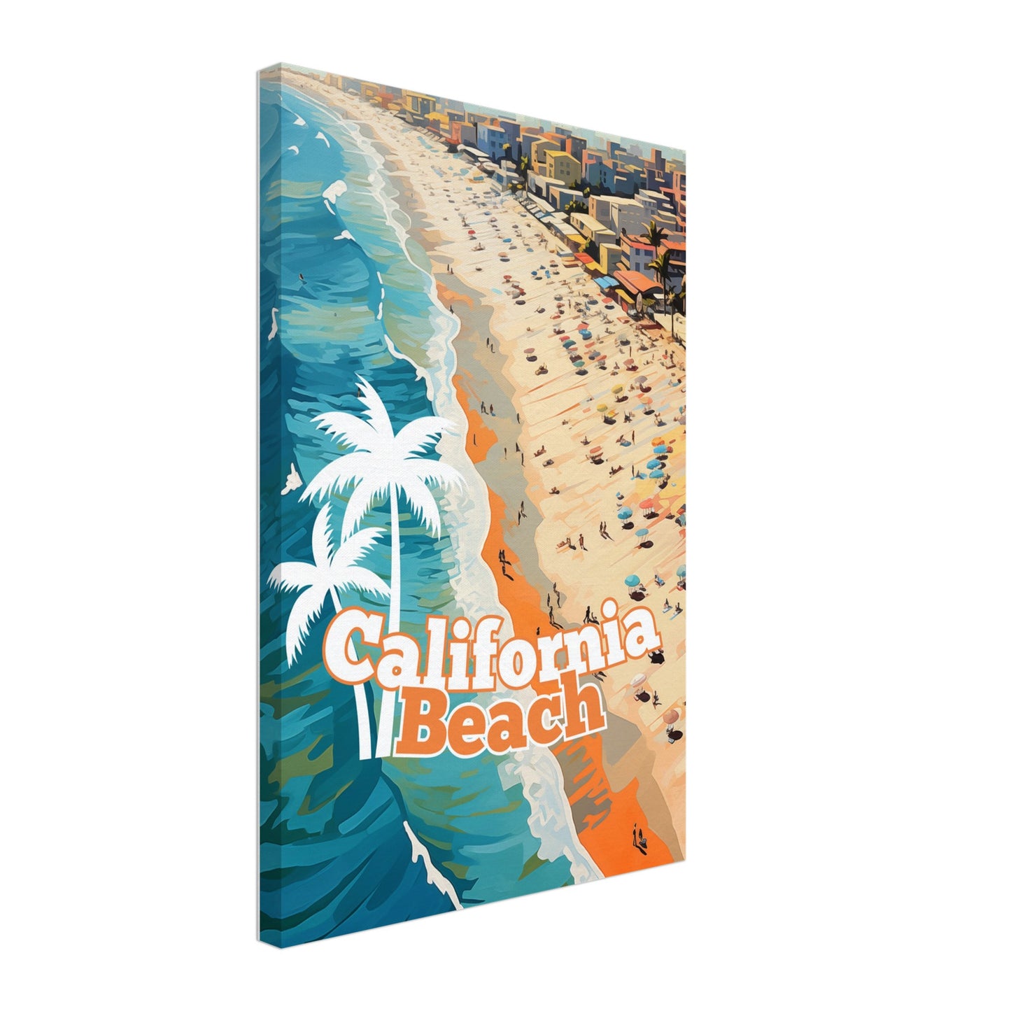 California Beach Canvas