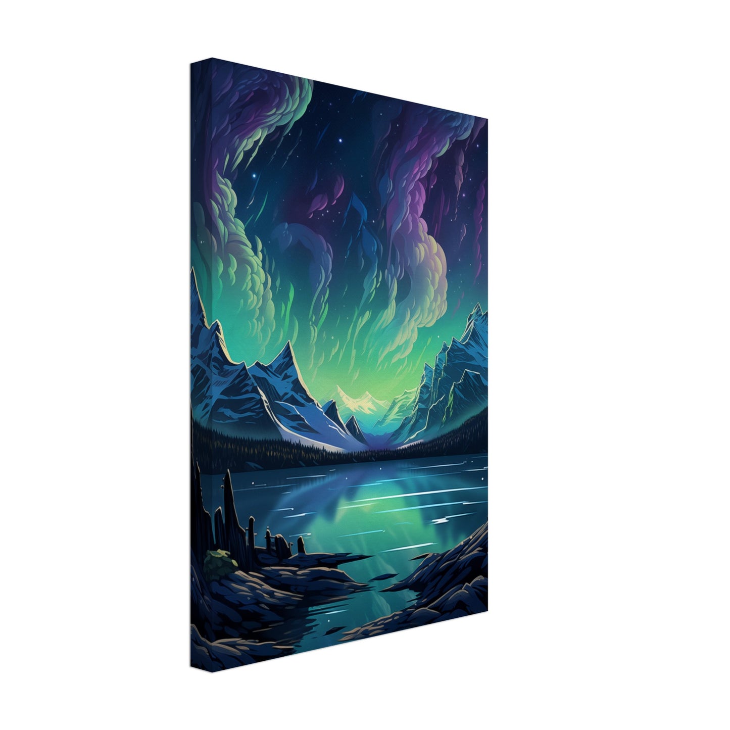 Glacial Glow Canvas