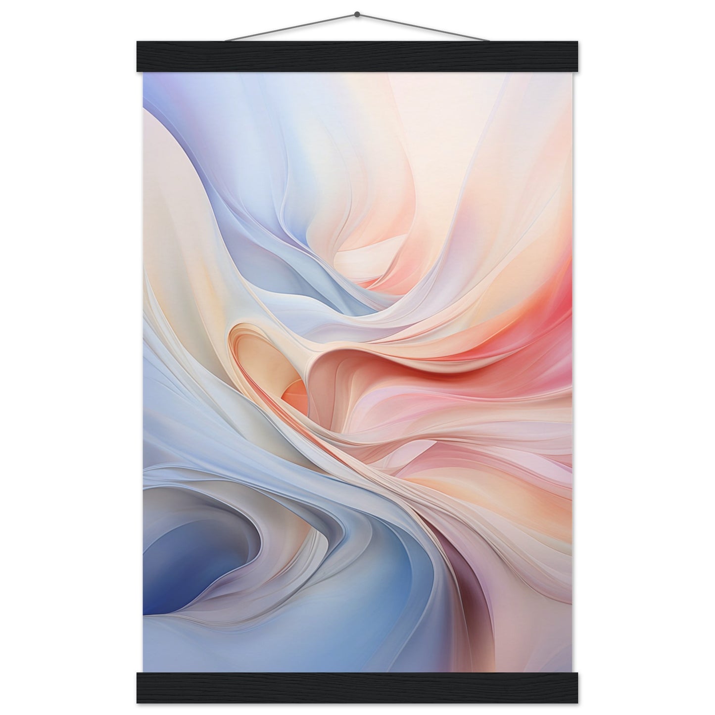 Abstract Swirl Poster with Hanger