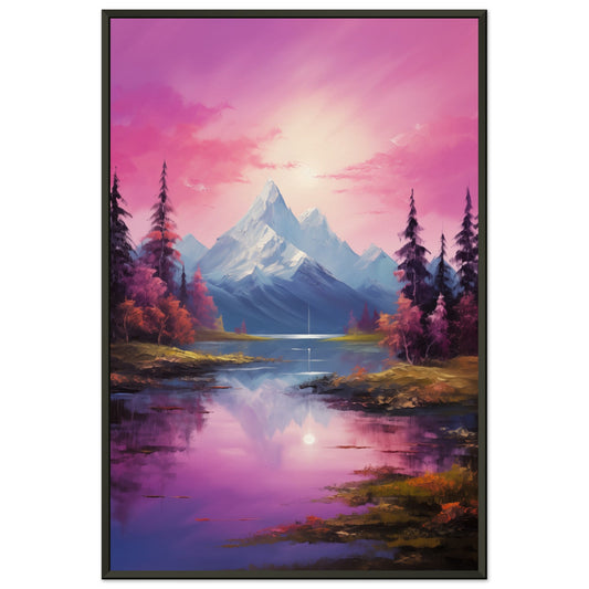 Fantasy Landscape Metal Framed Poster